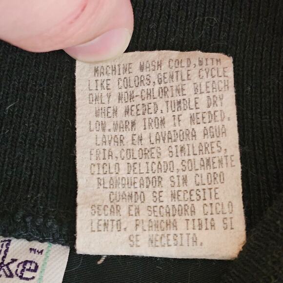 Vintage Delta Burke Embroidered Leopard Full Zip Track Jacket Size 1X XL Womens - Picture 7 of 8